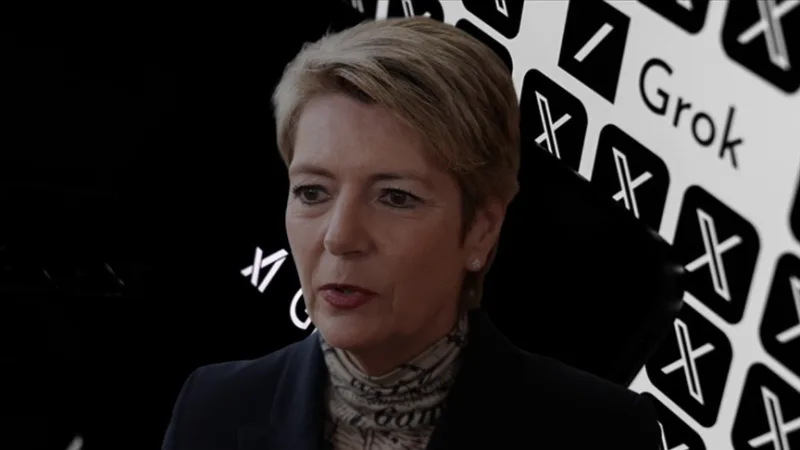 Šveicarijos finansų ministrė Keller-Sutter pateikė skundą dėl Grok įžeidžiančio įrašo