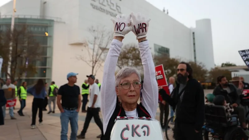 Un groupe israélien a organisé une manifestation contre la guerre à Tel Aviv
